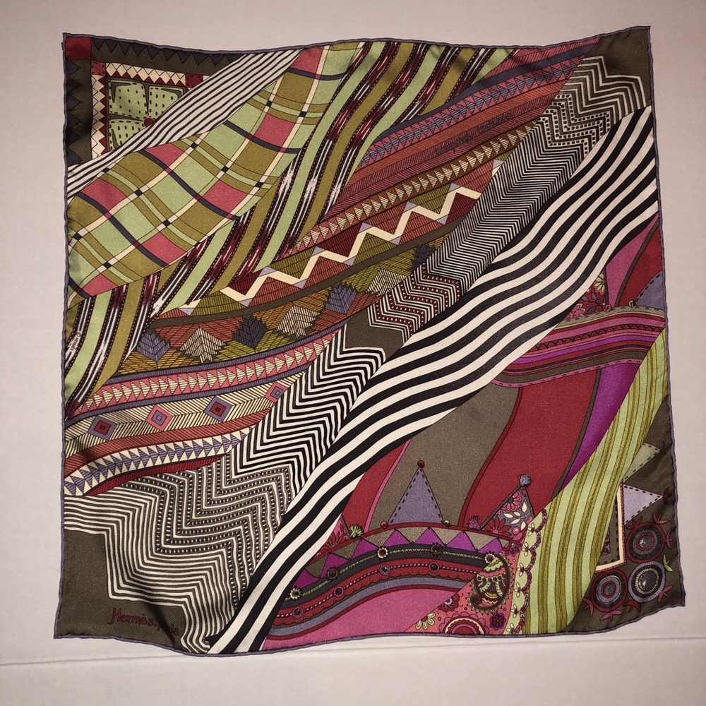 🇫🇷 Hermes Pink/Green Coupons Indiens🇫🇷